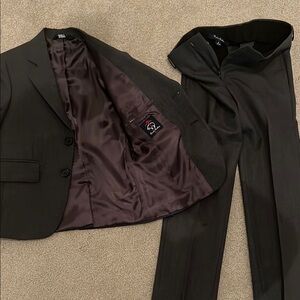 Brooks Brothers Boys Charcoal Suit